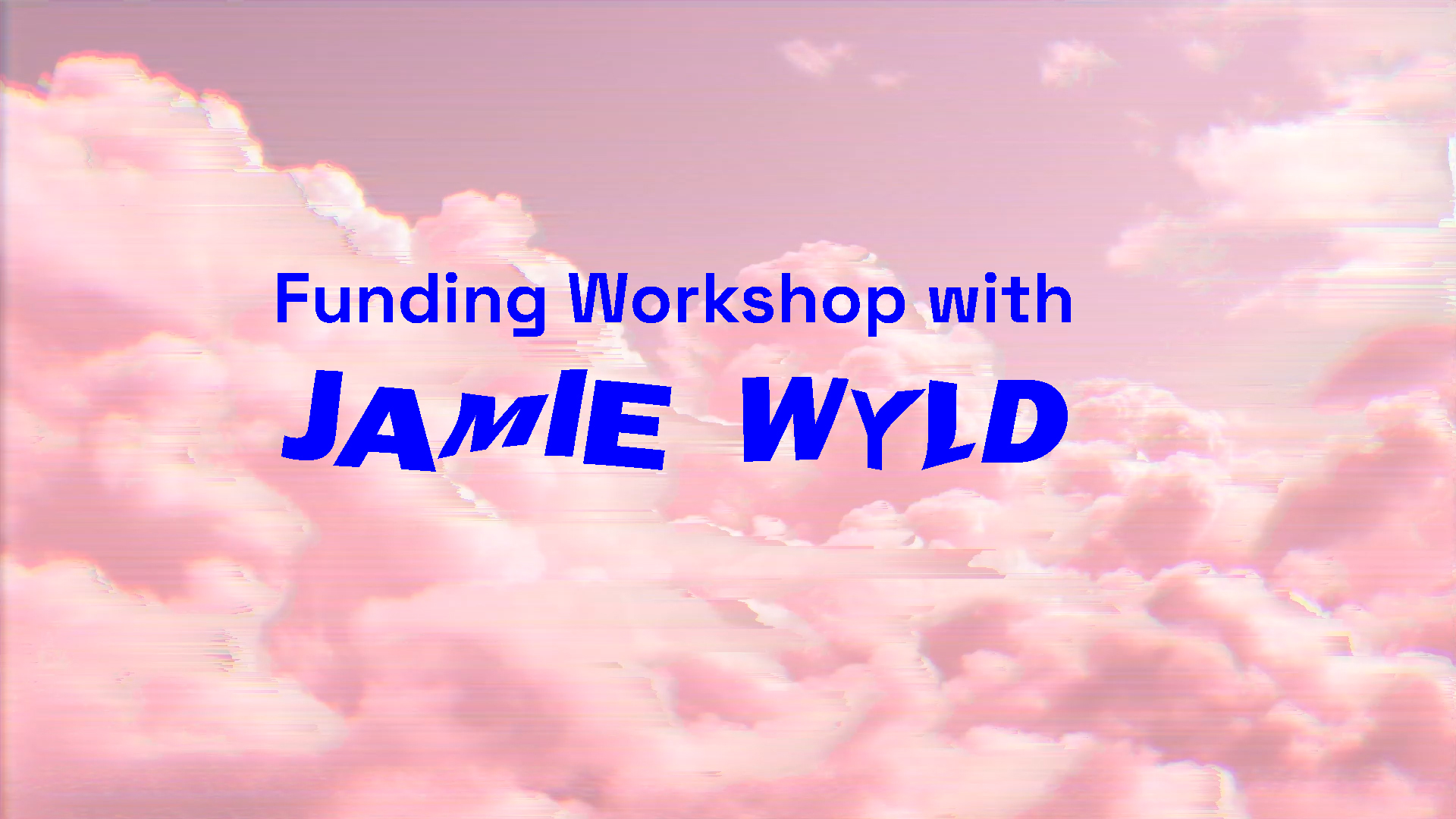 Funding Workshop with Jamie Wyld